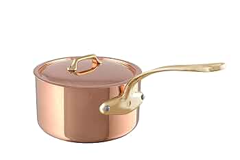 フランス製mauviel matfer 銅製ハンマード鍋 蓋付き　24cm Mauviel Japan /ムヴィエル 日本公式代理店